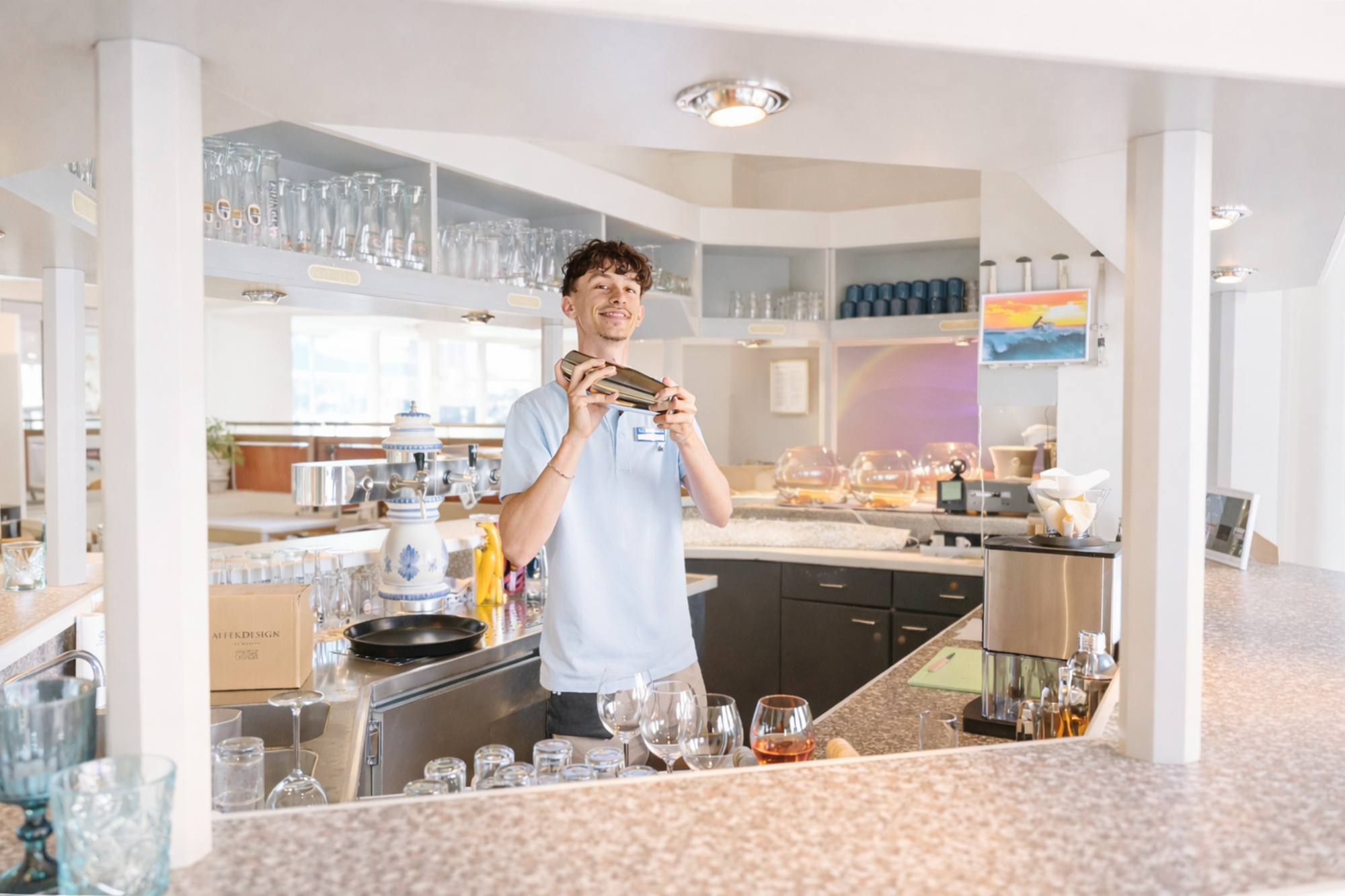 Cocktails in der Bar Bridge32